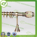 Z-048 new design resin window curtain rod end cap ball finial